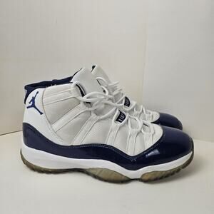 Air Jordan Retro 11s Legend Blue Mens Sz 9 One ! 376037-113